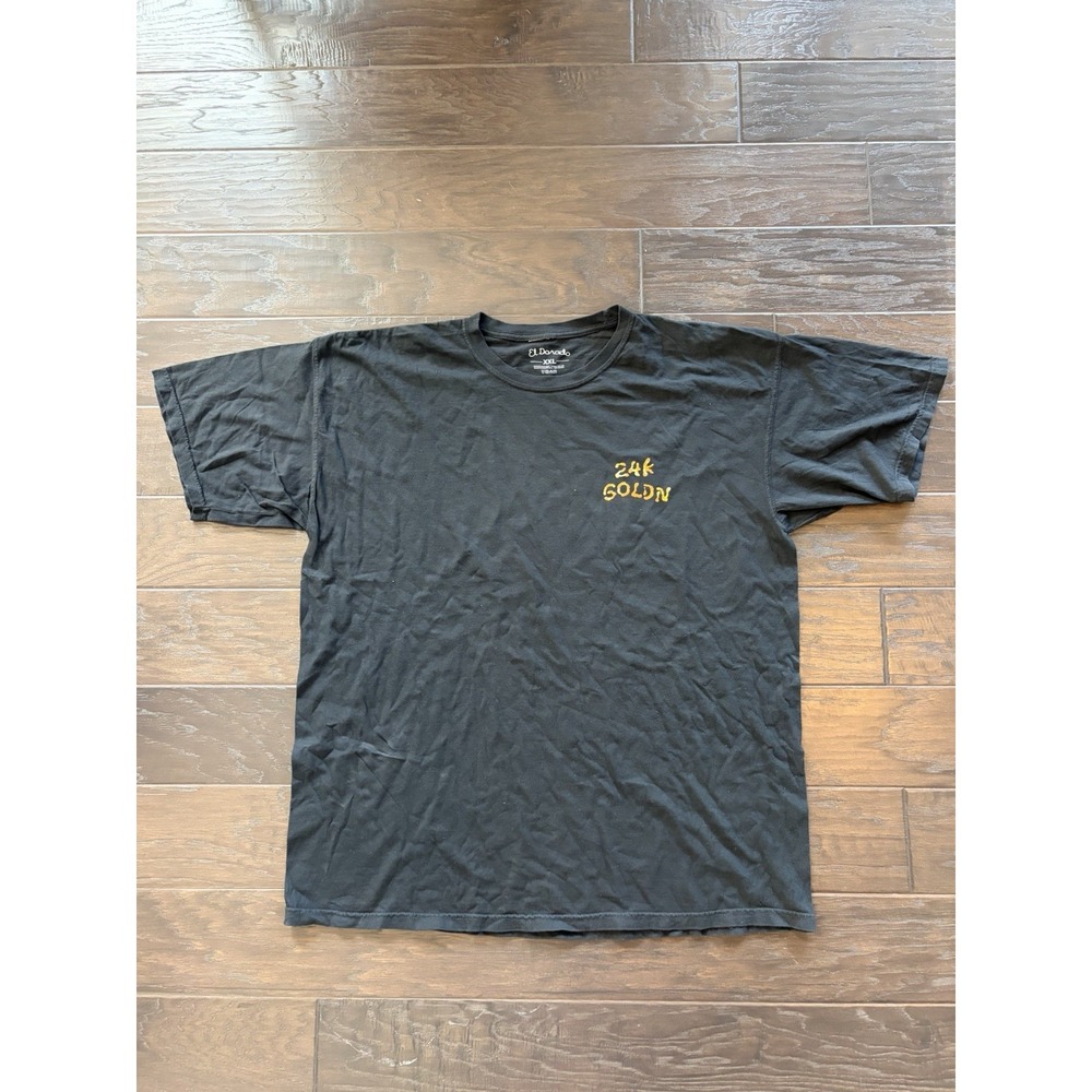 24kGoldn Feed Your Head Graphic T-Shirt Mens XXL Black El Dorado Concert Merch